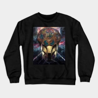 Alien Arcane Aesthic AiArt space bug Crewneck Sweatshirt